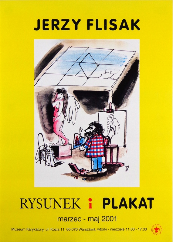 Jerzy Flisak Drawing and Poster — Flisak Jerzy