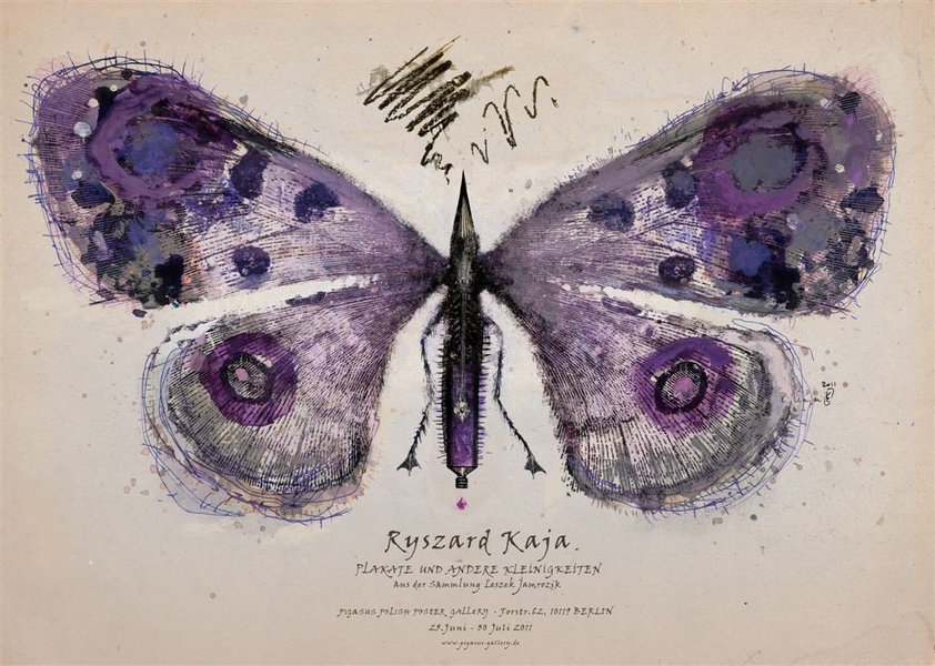 Ryszard Kaja Posters, Odds and Sods - Purple Butterfly — Kaja Ryszard