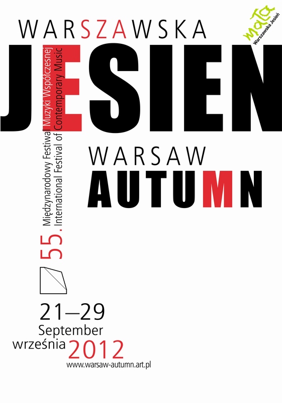 Warsaw Autumn 2012. Contemporary Music Festival — Lec Tomasz
