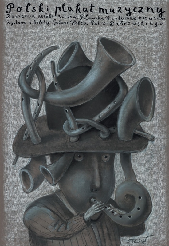 Polish Music Poster — Eidrigevičius Stasys
