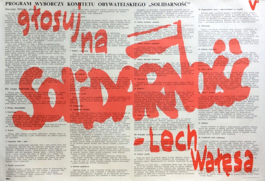 Vote for Solidarity - Lech Walesa. Election Program — unk